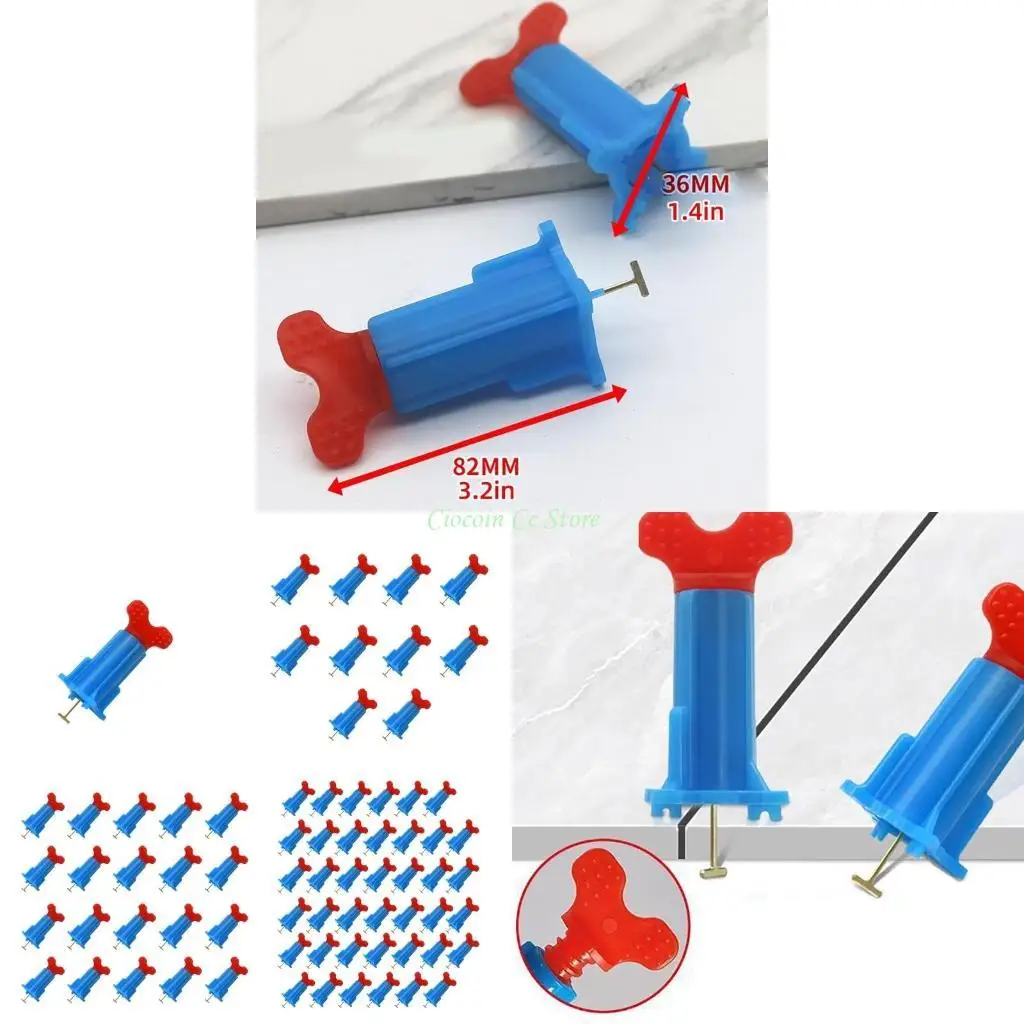 

X90F Advanced Tile Leveling System Tile Leveler Streamlines Tile Installation for Flawlessly Finish, Great for Contractors