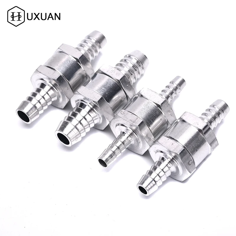 One Way 6/8/10/12mm 4 Size Aluminium Alloy Fuel Non Return Check Valve One Way Fit Carburettor