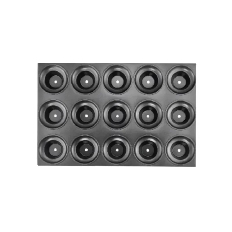 Professional Triple Capacity 15 Grid Aluminized Non Stick Muffin Pan Cake Baking Tray