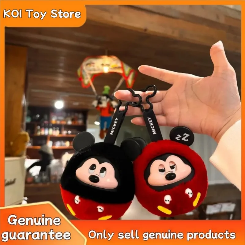 Originale Miniso Mickey Fun Crash Series Ciondolo scatola cieca Cartoon Topolino Bambola in vinile Ciondolo borsa Kawaii Scatola misteriosa Giocattolo Ragazza regalo