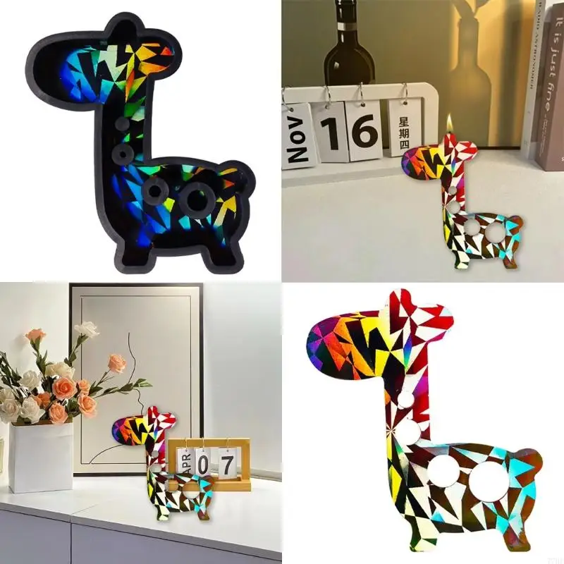 

77HE Голографическая силиконовая плесень Ароматерапевтическая штукатурная пласка