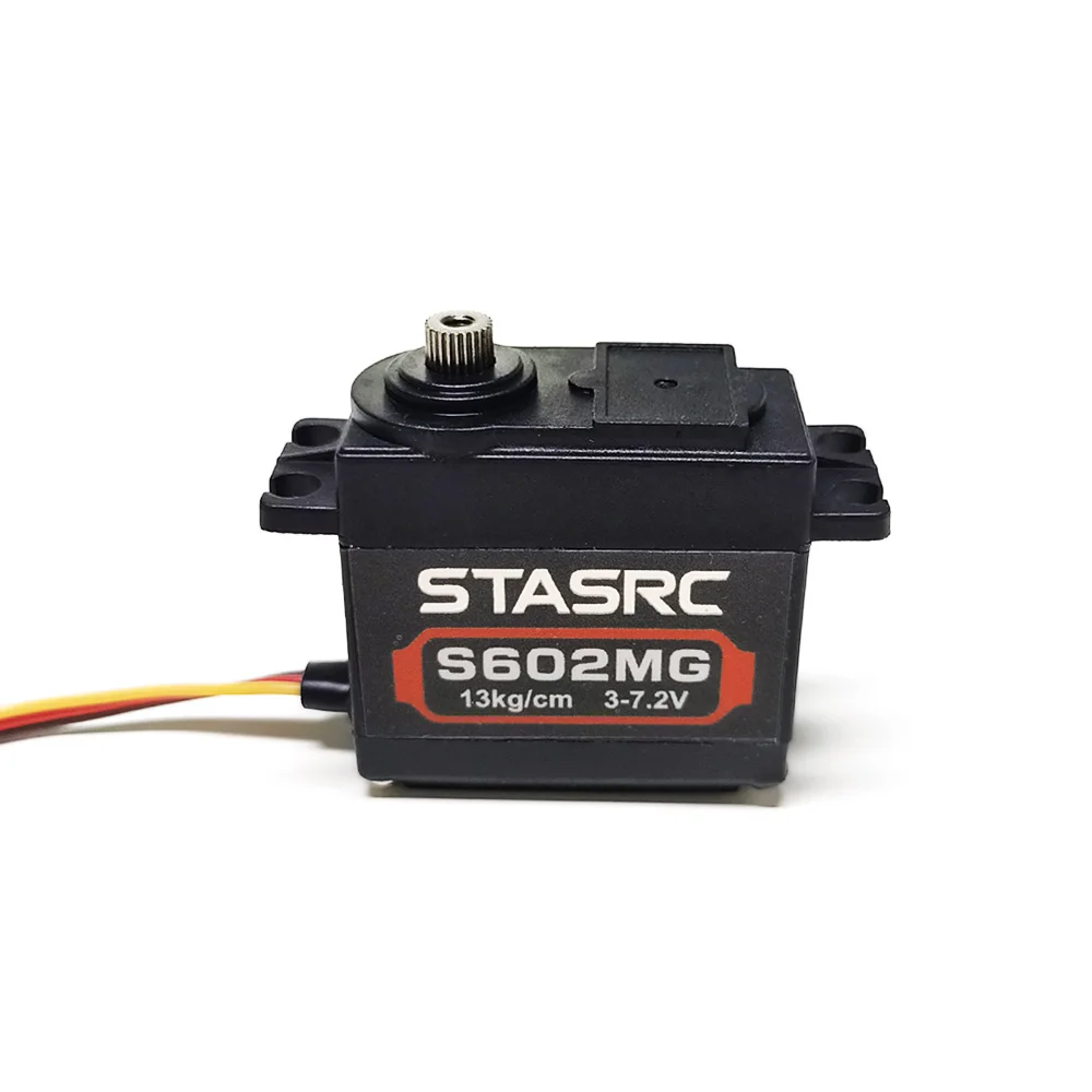 STASRC S602MG Metal Standard servos  180 Degree 13kg High Torque Metal Gear Servo For 1/8 1/10 RC Car RC Helicopter RC Boat Tank