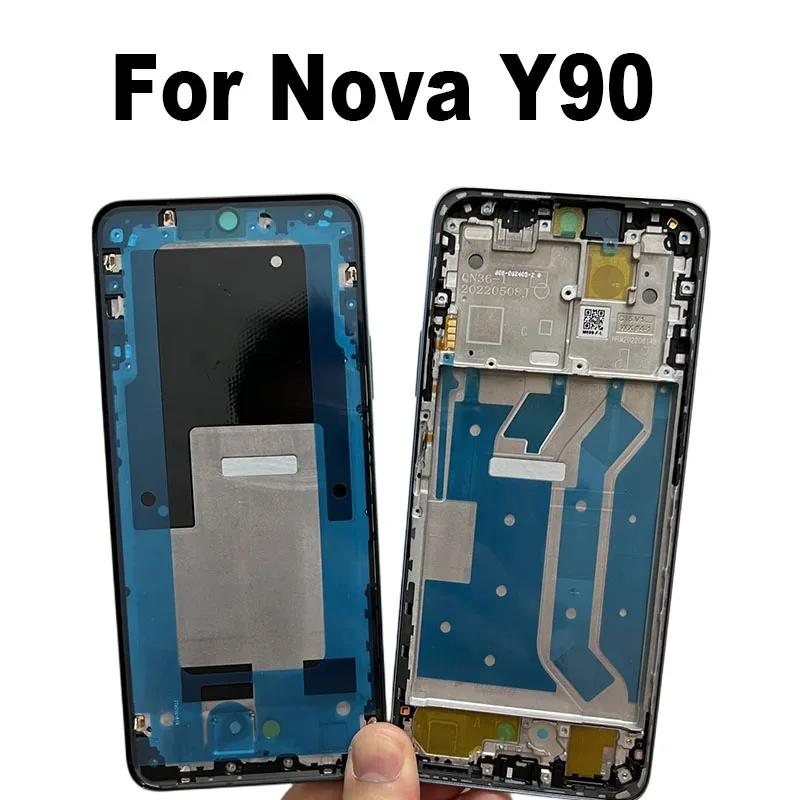 For Huawei Nova Y90 Middle Housing LCD Front Frame Bezel Chassis Faceplate Replacement Repair Parts CTR-LX1 CTR-LX2