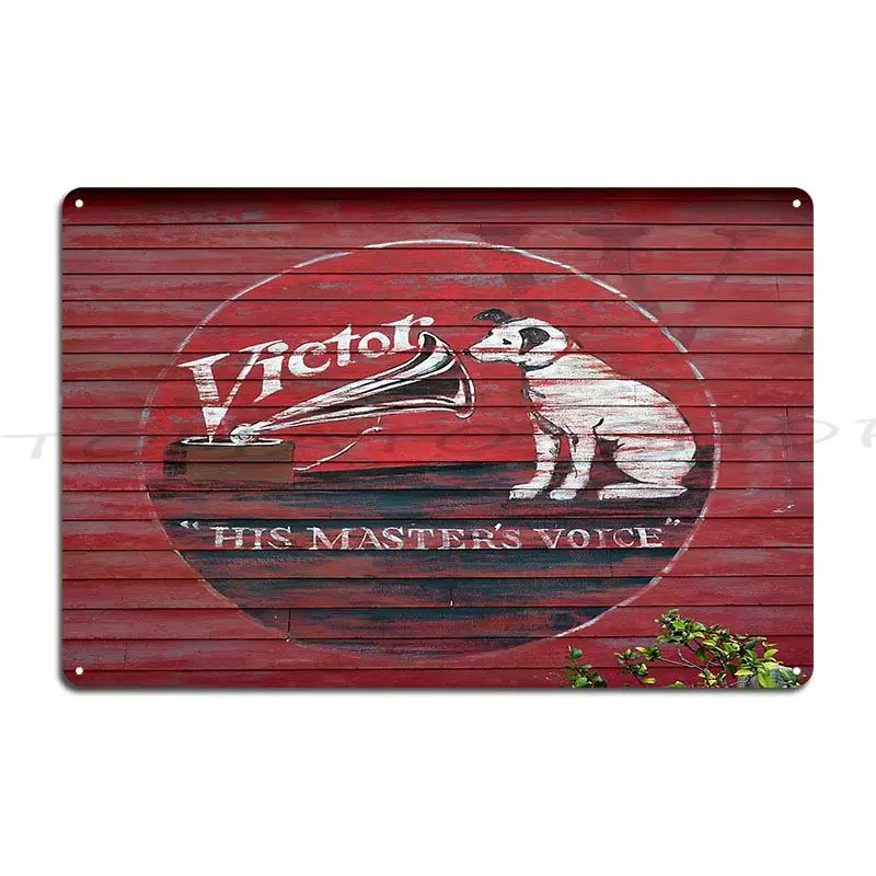 His Master S Voice Rca Victor Metal Sign Club Bar Design Club Customize Tin Sign Poster