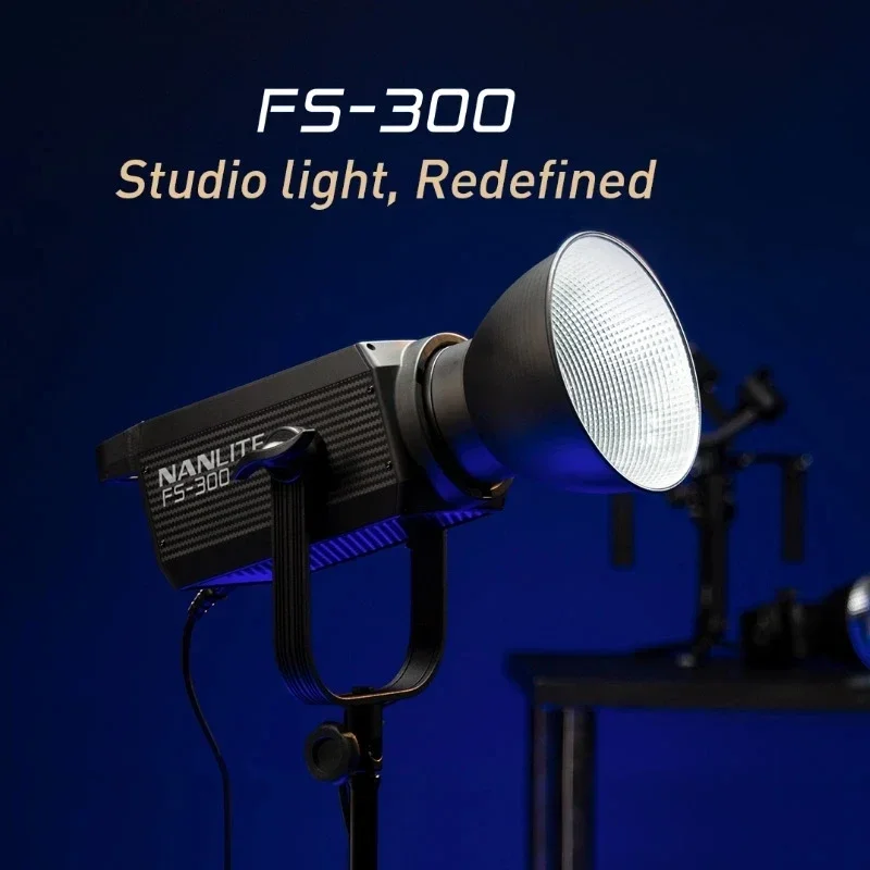 Nanguang Nanlite FS-300 FS-300B Remote control Fill Led Lighting Spotlight Video Light 3200K 5600K Single Color Temperature Led