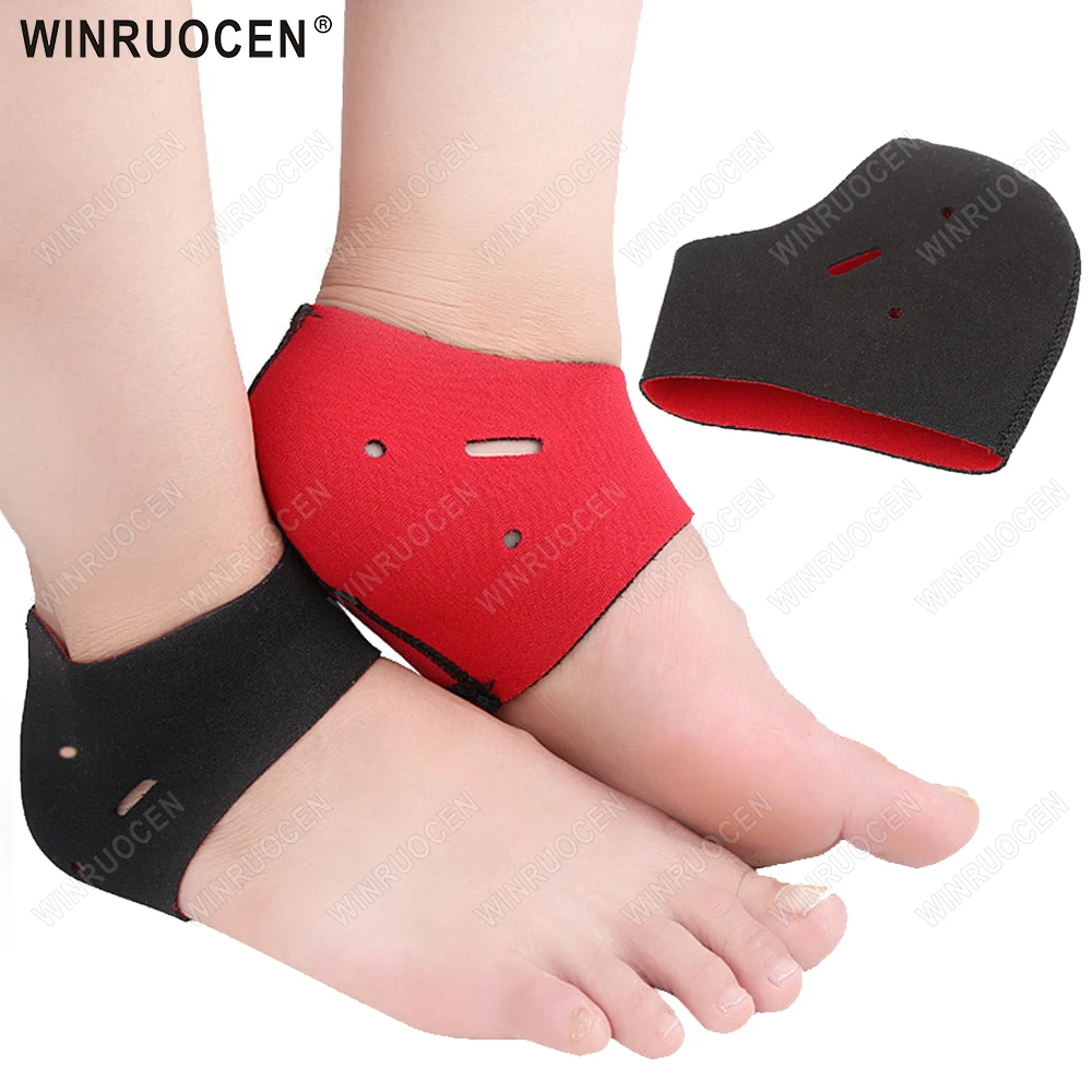 Women’s Heel Care Kit Plantar Fasciitis Socks Anti-Crack Breathable Forefoot Pads Size-Adjustable Heel Inserts pads WINRUOCEN