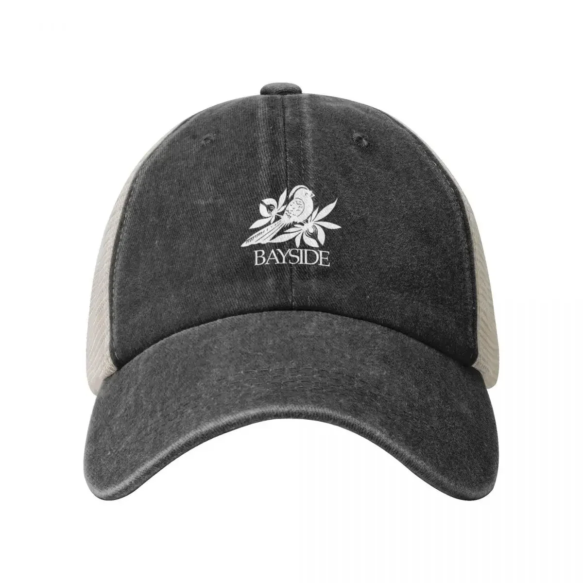 Bayside Band Essential T-Shirt Cowboy Mesh Baseball Cap |-F-| Wild Ball Hat Beach Outing Men's Women's