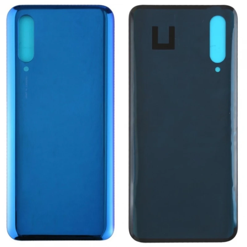 Battery cover for XIAOMI MI A3 / CC9E back cover blue blue # Xiaomi Mi A3 (MiA3, M1906F9SH, M1906F9SI) # Xiaomi CC9e (M1906F9SC)