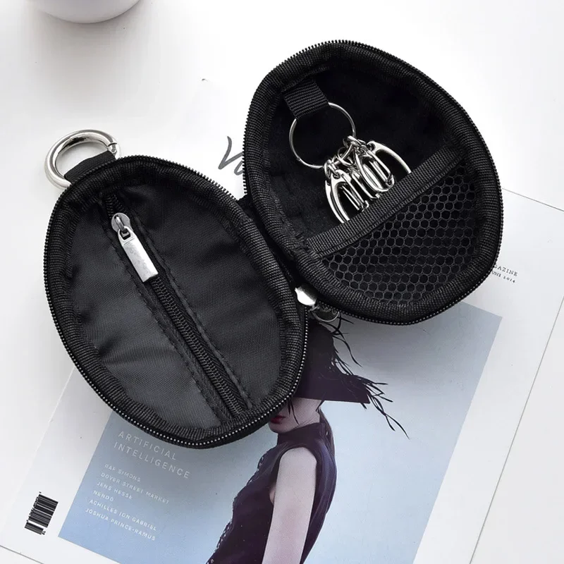 ขนาดใหญ่ความจุสําหรับผู้หญิงเกาหลีมินิน่ารักสร้างสรรค์เหรียญ Simple Multi-Function Car Key Case สําหรับชาย Key Organizer