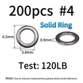 200pcs solid 4