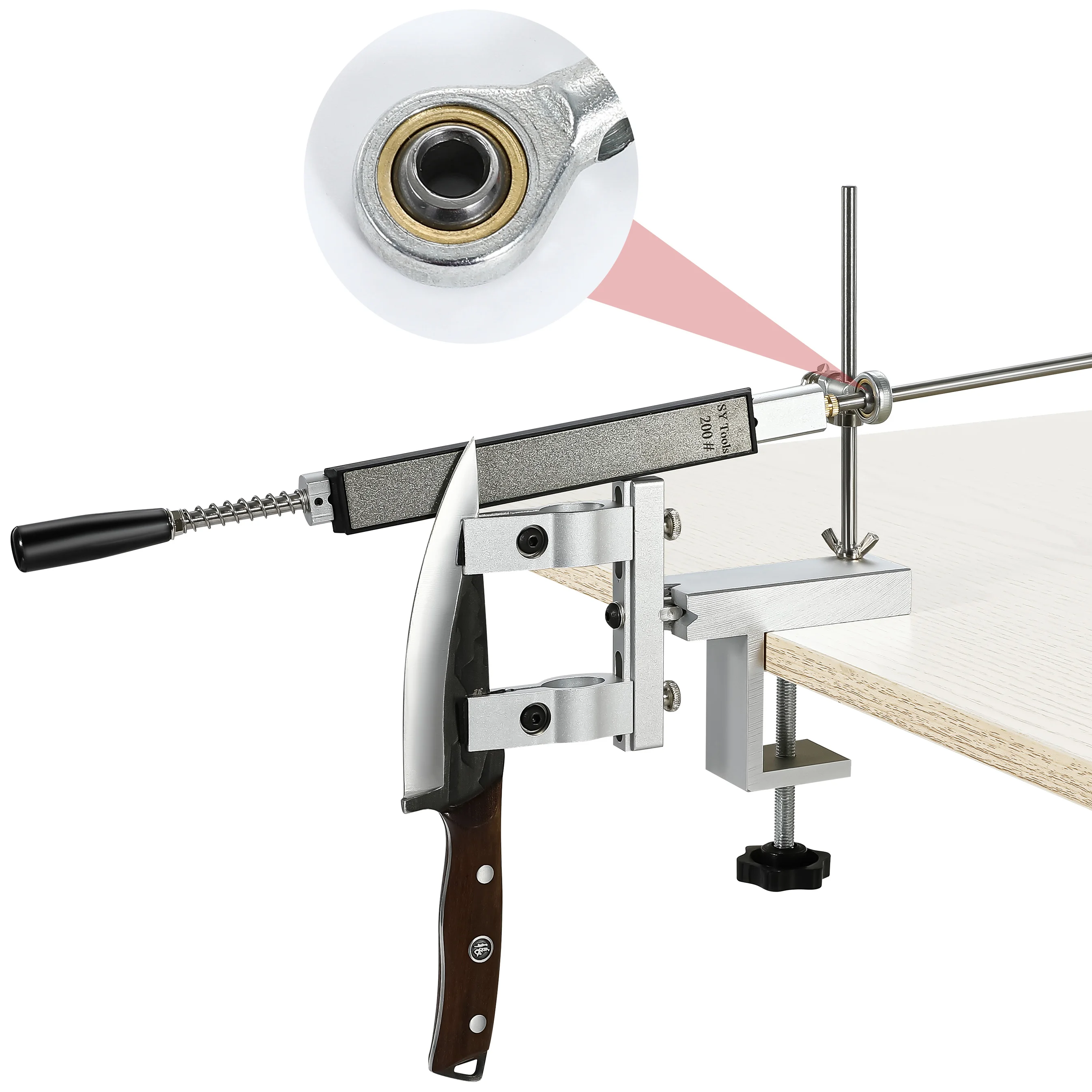 

S06 Новый дизайн, профессиональная точилка для ножей с фиксированным углом, инструменты для кухонных ножей, система заточки ножей с набором алмазных камней