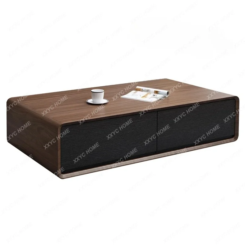 AA coffee table TV cabinet combination modern simple living room furniture complete storage small apartment rounded corner