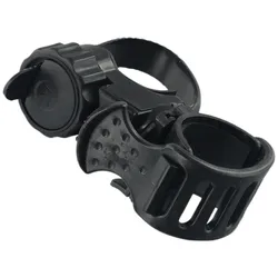 Soporte de luz para bicicleta ABS antideslizante con clip