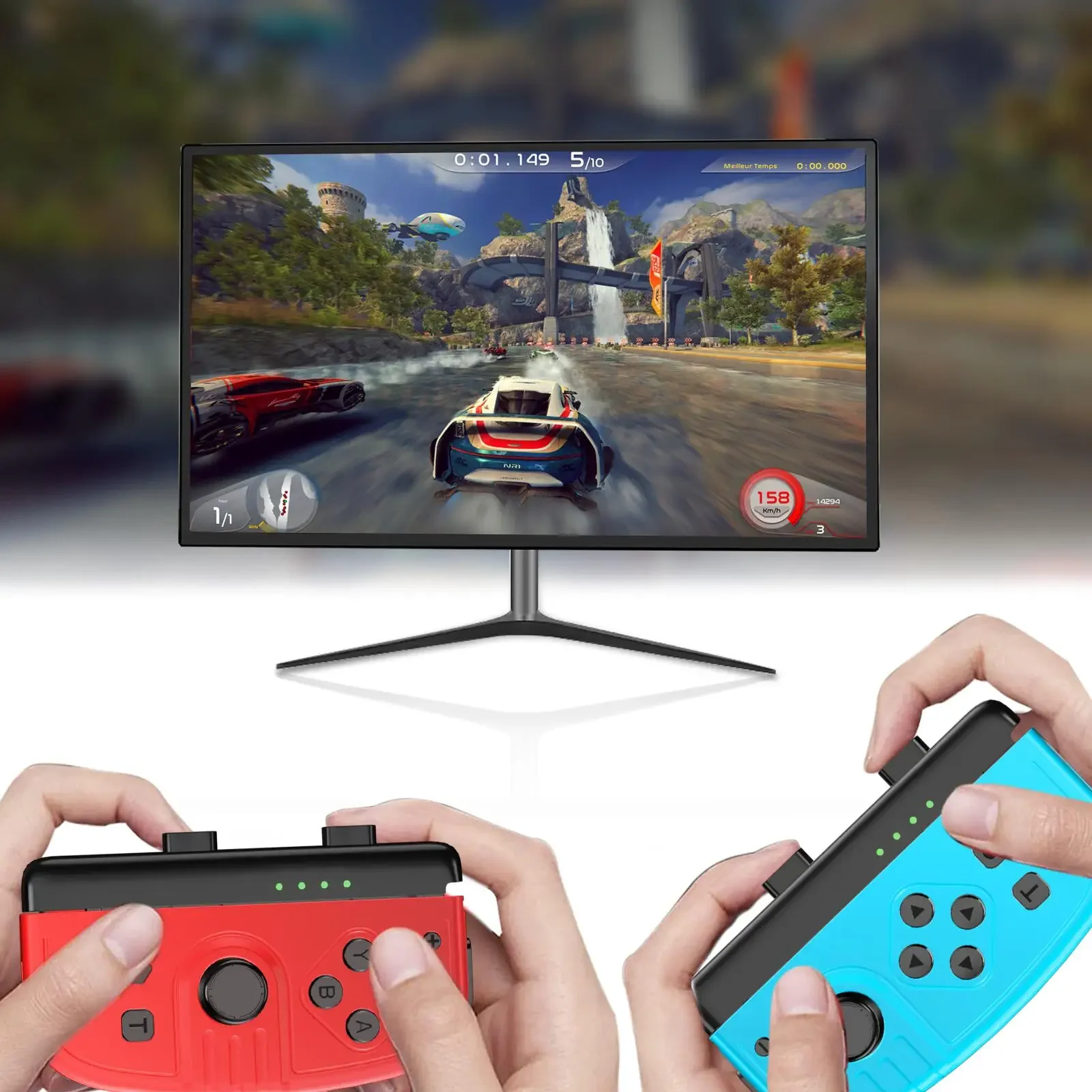 For Nintendo Switch/iOS/Pc/Andriod Built Joy pad Controller Wireless Joystick Bluetooth Controller Gamepad 6-Axis Trubo Console