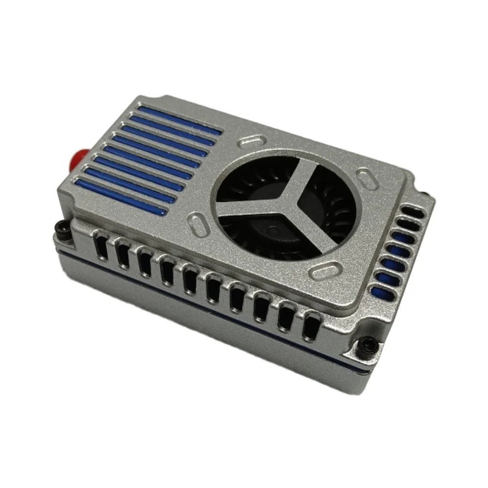 Dr-one Components Ultra Long Range 3170-3470MHz 10W Adjustable FPV VTX Module with SMA Antenna and Aluminum Alloy Shell