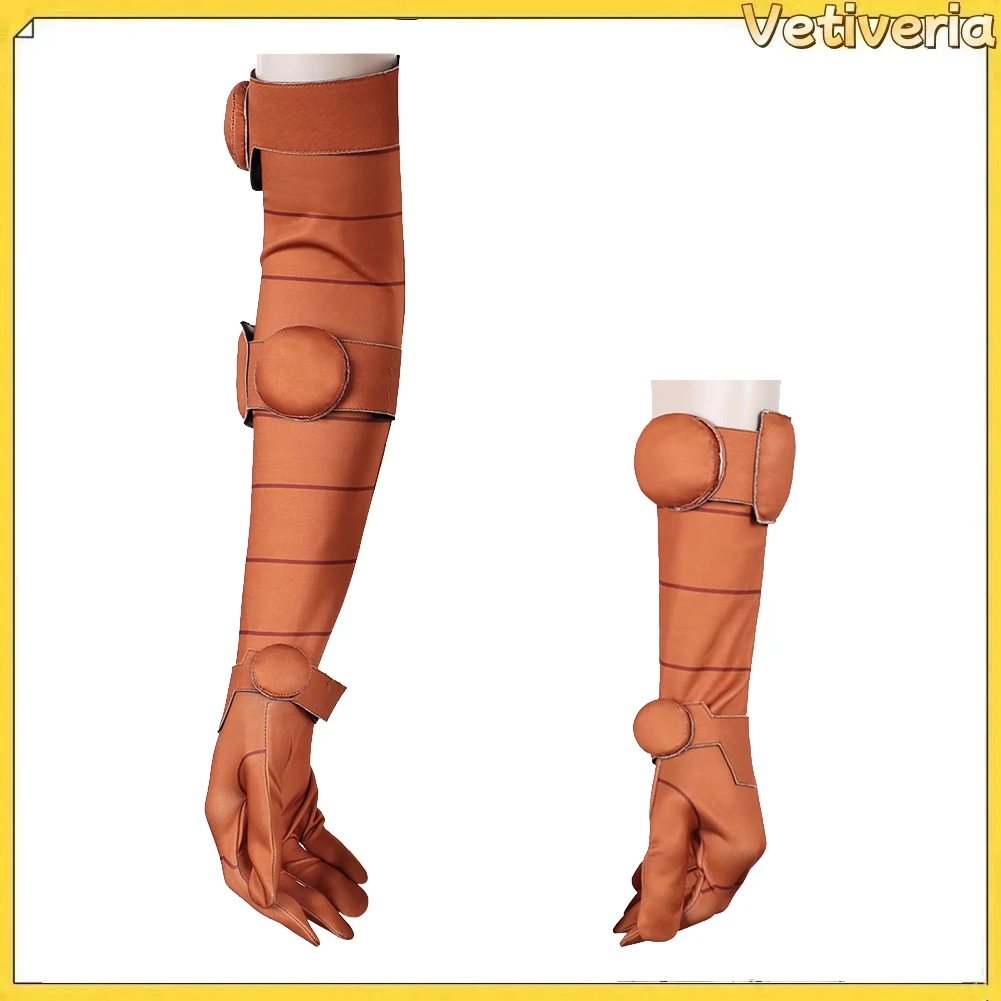 

Adult Men Mark Grayson Cosplay Brown Gloves Halloween Roleplay Carnival Fantasy Party Costume Anime Invincible Gifts Accessories