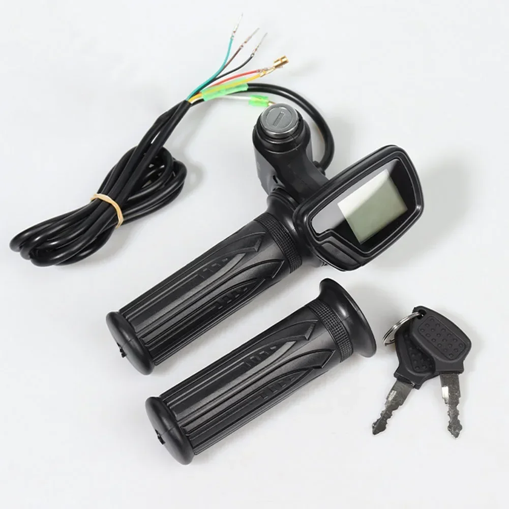 

5pin Hall Throttle 48V Scooter Throttle Key Switch Mileage Display 22mm Installation Diameter Battery Level Display