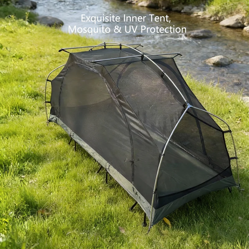 Ultralight Hiking Camping Accessories 1 Person Backpacking Tent Quick Setup Portable Solo Trip Tent Survival Gear Equipment