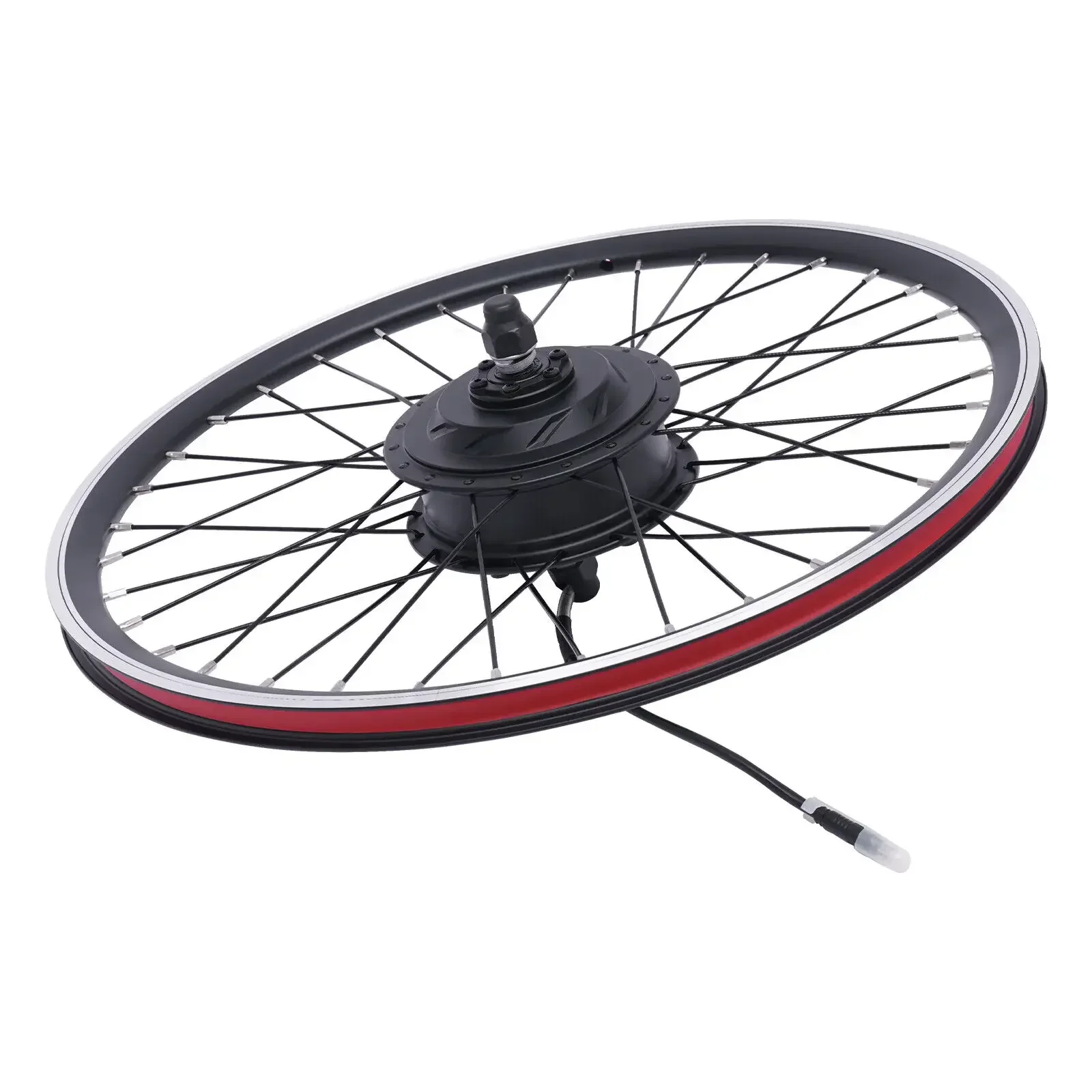 24" 500W 36V E-Bike Front Wheel Hub Motor Conversion Kit with LCD Display electric bike conversion kit