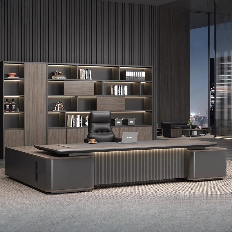 

Modern Leg Support Executive Desk Wooden Cheap Wood Luxury Executive Desk Large Drawers Mesa De Escritorio Office Furniture