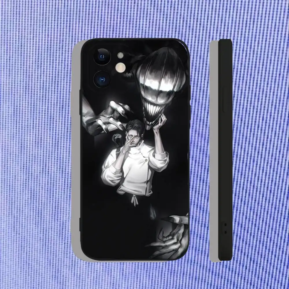 حافظة هاتف Jujutsu Kaisen Okkotsu Yuta لهاتف iPhone 17,16,15,14,13,12,11,Pro,Max,Plus,Air,X,XS,XR,SE,8,7,Mini,Soft Black Funda