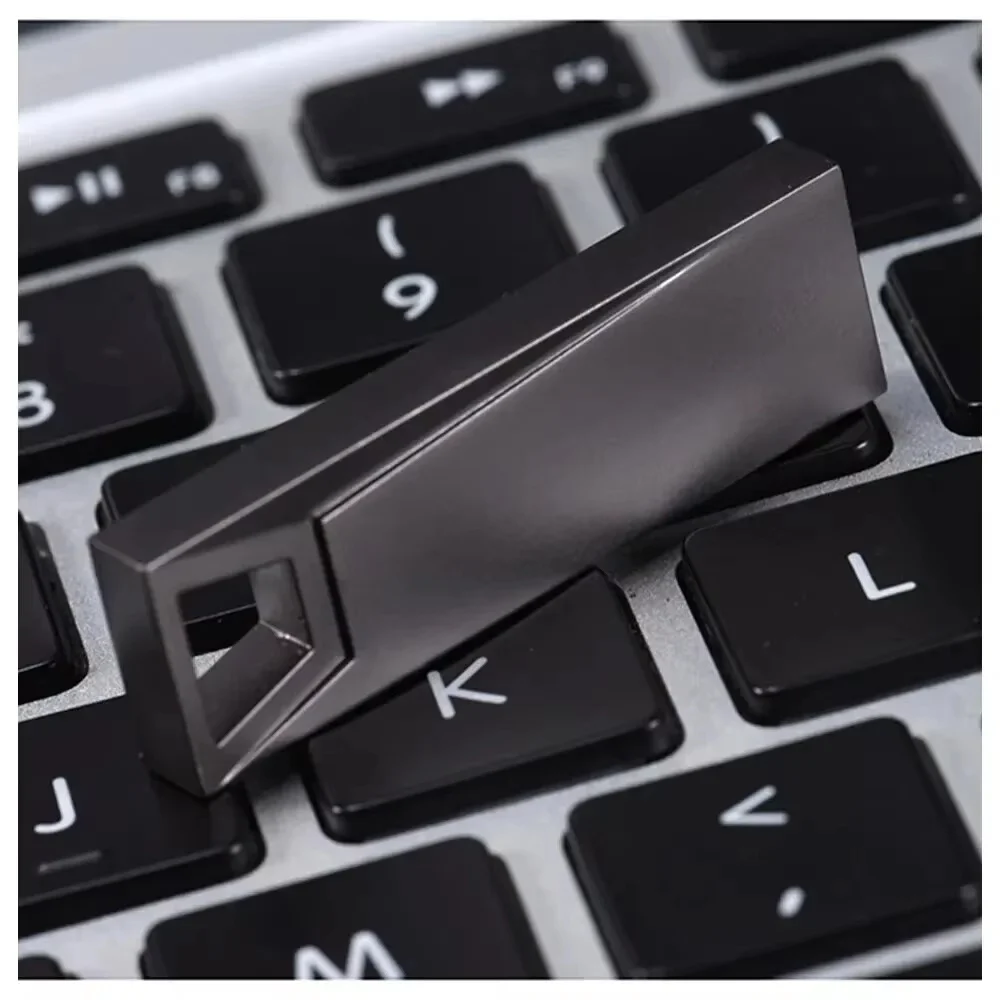Mini Pen Drive 32G 64G 128G High Speed USB Flash Drives Black Memory Stick Silver Pendrive Gift Key Chain Storage Devices U Disk