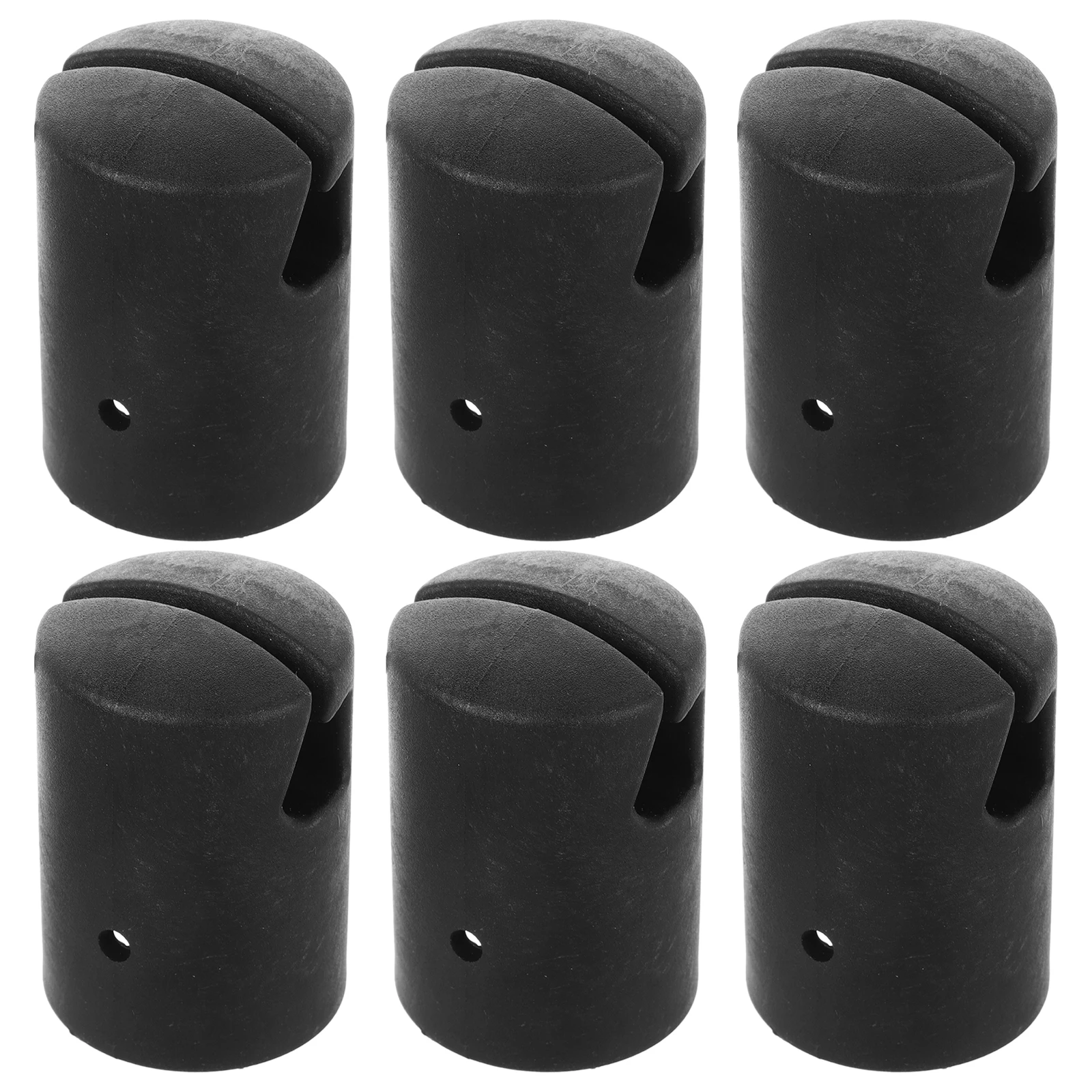 

6 Pcs Pole Cover Trampoline Foot Mat Child Professional Rod Abs Accessories Caps for