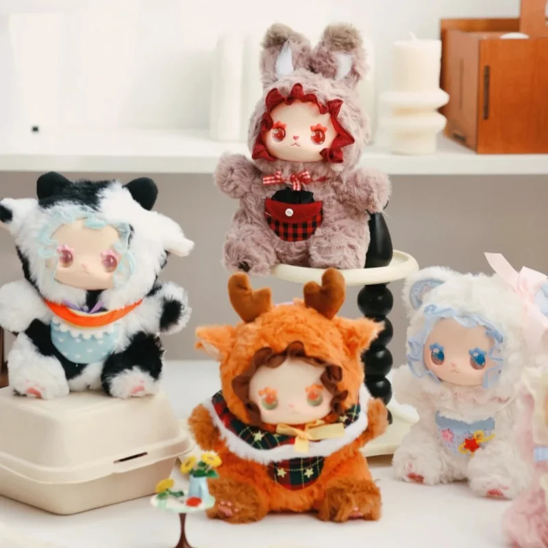 أصيلة جميلة إيما جيب حديقة الحيوان سلسلة صندوق أعمى سطح المكتب ديكور رائع غرفة الديكور فتاة عيد ميلاد مفاجأة هدية