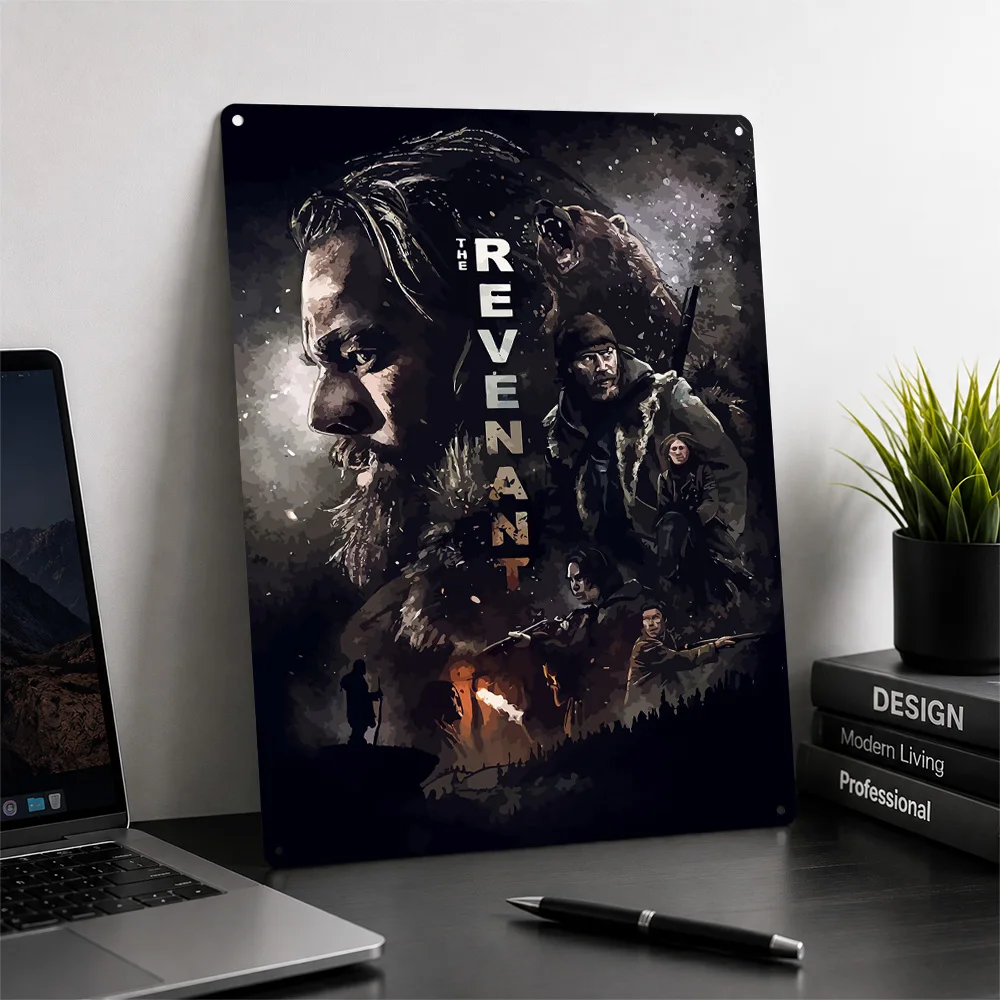 The Revenant Movie Metal Poster Perfect Gift for Fans Lovers Customized Wall Art Metal Sign for Article Decoration Room Bedroom