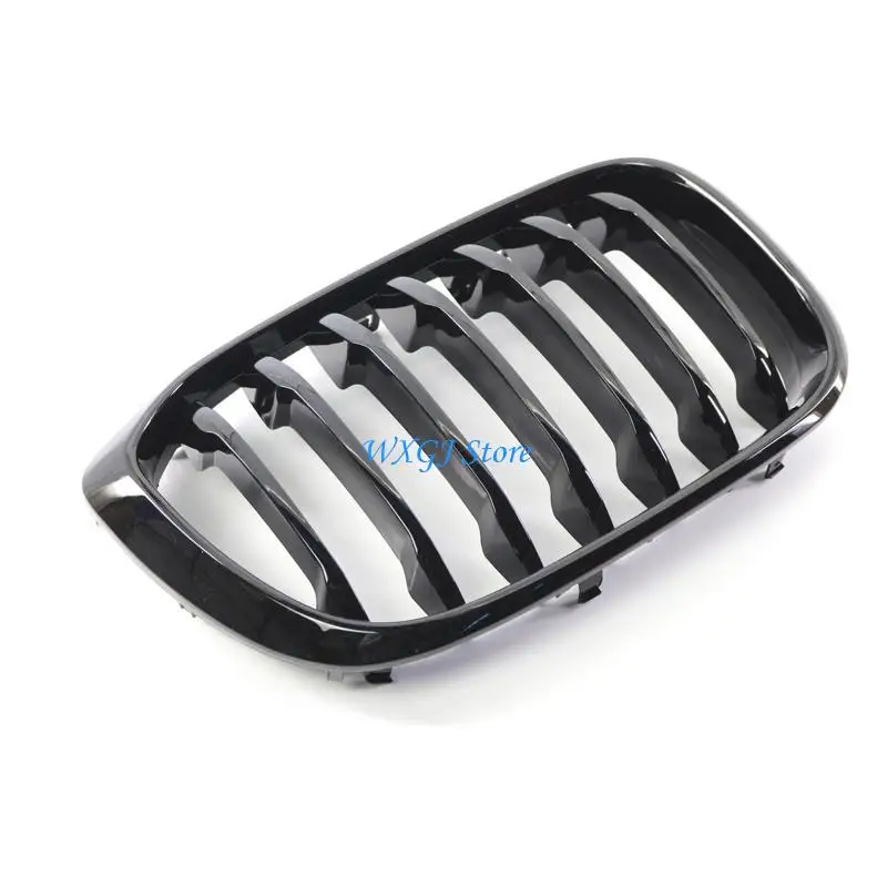 

37JE 1 Pair Auto Matte Black Front Kidney Grille Grill Single Line for X3 G01 G08 G02 2018-2021 Lightweight