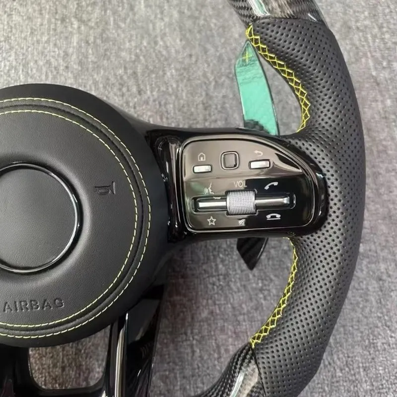 Car Forged Carbon Fiber Sports Steering Wheel Customized for  W177 W213 W222 W205 W223 W463  C257