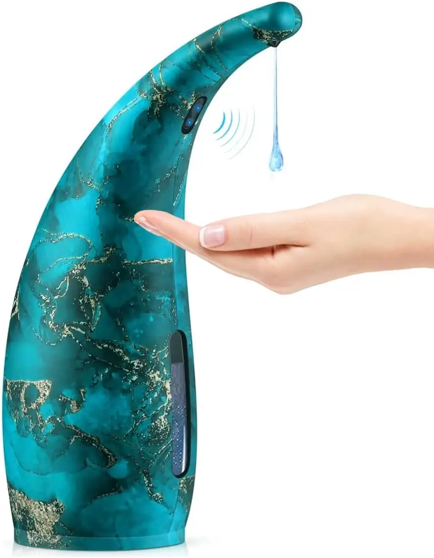 

2025 Новый автоматический сенсорный дозатор мыла с абстрактной окраской, электрическая версия для мытья рук, аккумуляторная версия