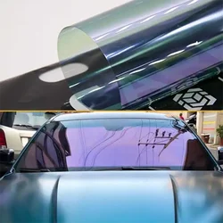 50cm Width High Quality Chamele VLT80% Solar Car Glass Sticker purple chameleon window tint film roll