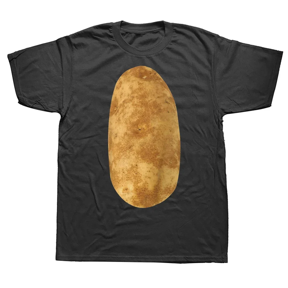 

2025 new model Funny Potatoes T Shirt Halloween Costume Graphic Cotton Streetwear Short Sleeve Birthday Gift Summer Style T-shir