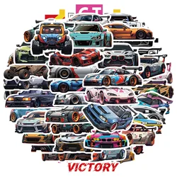 10/30/50pcs GTR Car Styling JDM Modification Graffiti Stickers For Bumper Helmet Motorcycle Decals PVC Car Sticker Decoration