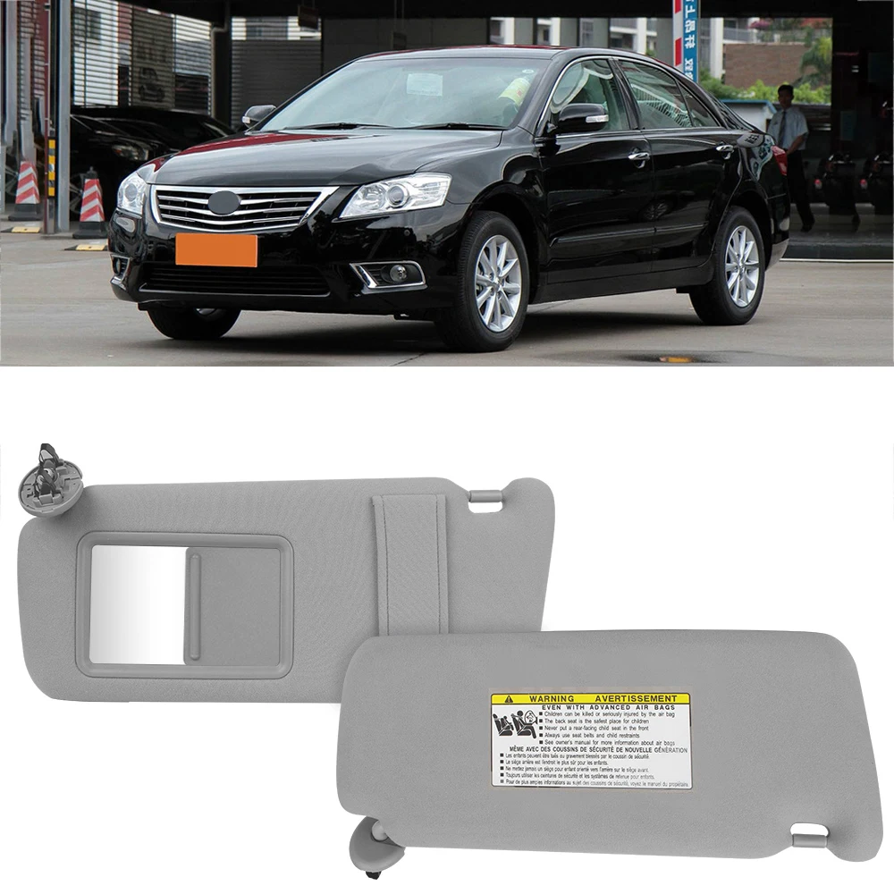 Auto Sonnenblende Schattens piegel für Toyota Camry 2013-2017 Fahrer Passagier links rechts beige grau 74320-06780-b0 – Detail 11