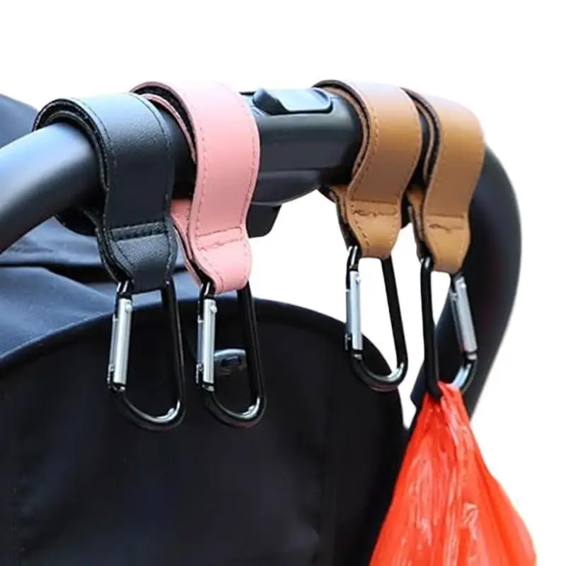 Baby and Children's Stroller Multifunctional Hook Artifact Storage Accessories Leather Magic