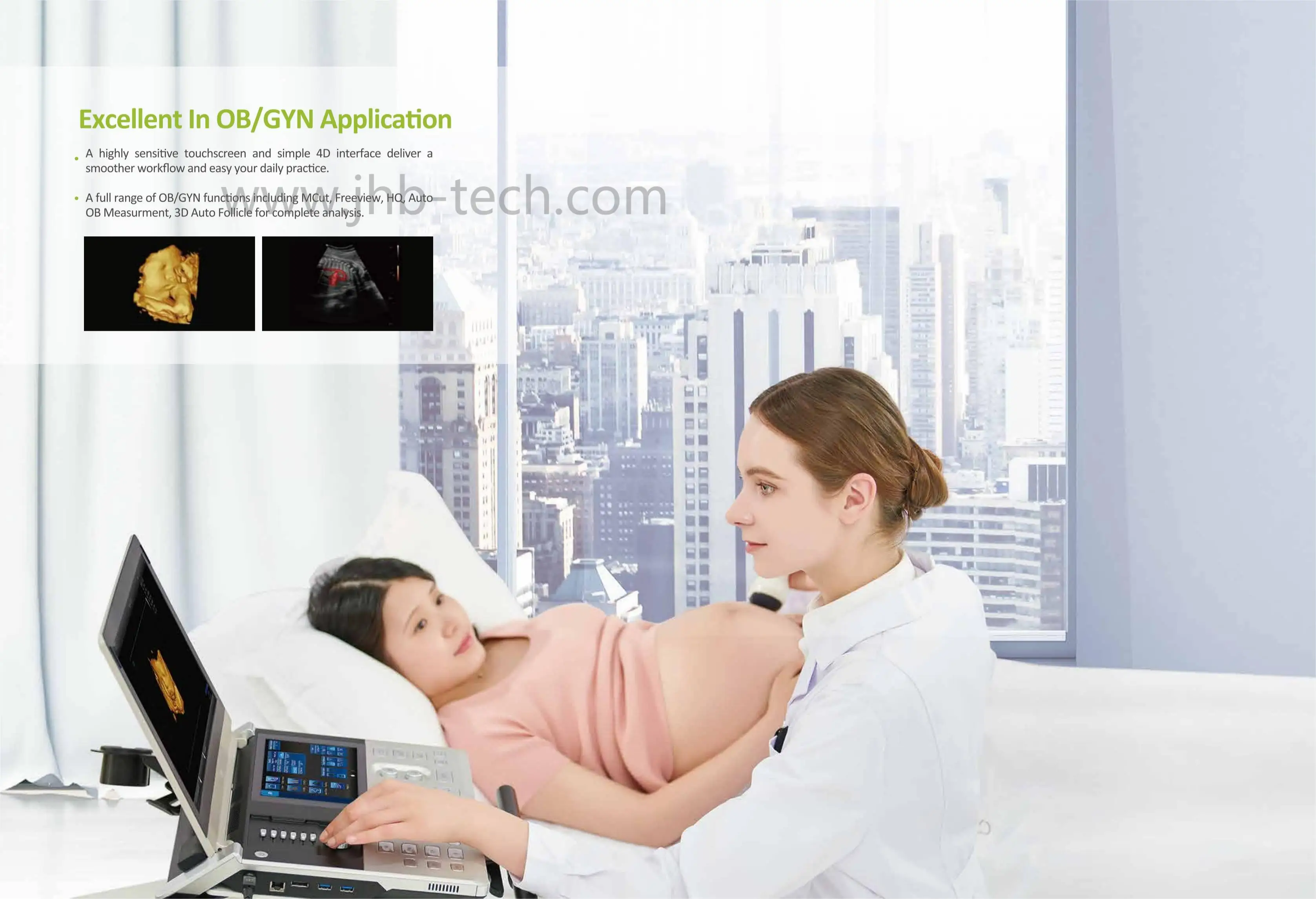 VINNO 5 New medical portable Color Doppler Ultrasound for hospital