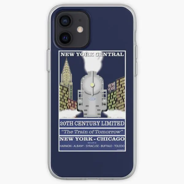 New York Central 20Th Century Limited Ad  Phone Case Customizable for iPhone 11 12 13 14 Pro Max Mini X XS XR Max 6 6S 7 8 Plus