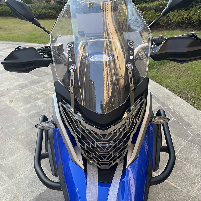 FOR KOVE 500 525 ADV 525X 500X 400X MONTANA XR5 Tekken 500 Accessories Headlight Protector Grille Light Cover Protective Guard - view 4