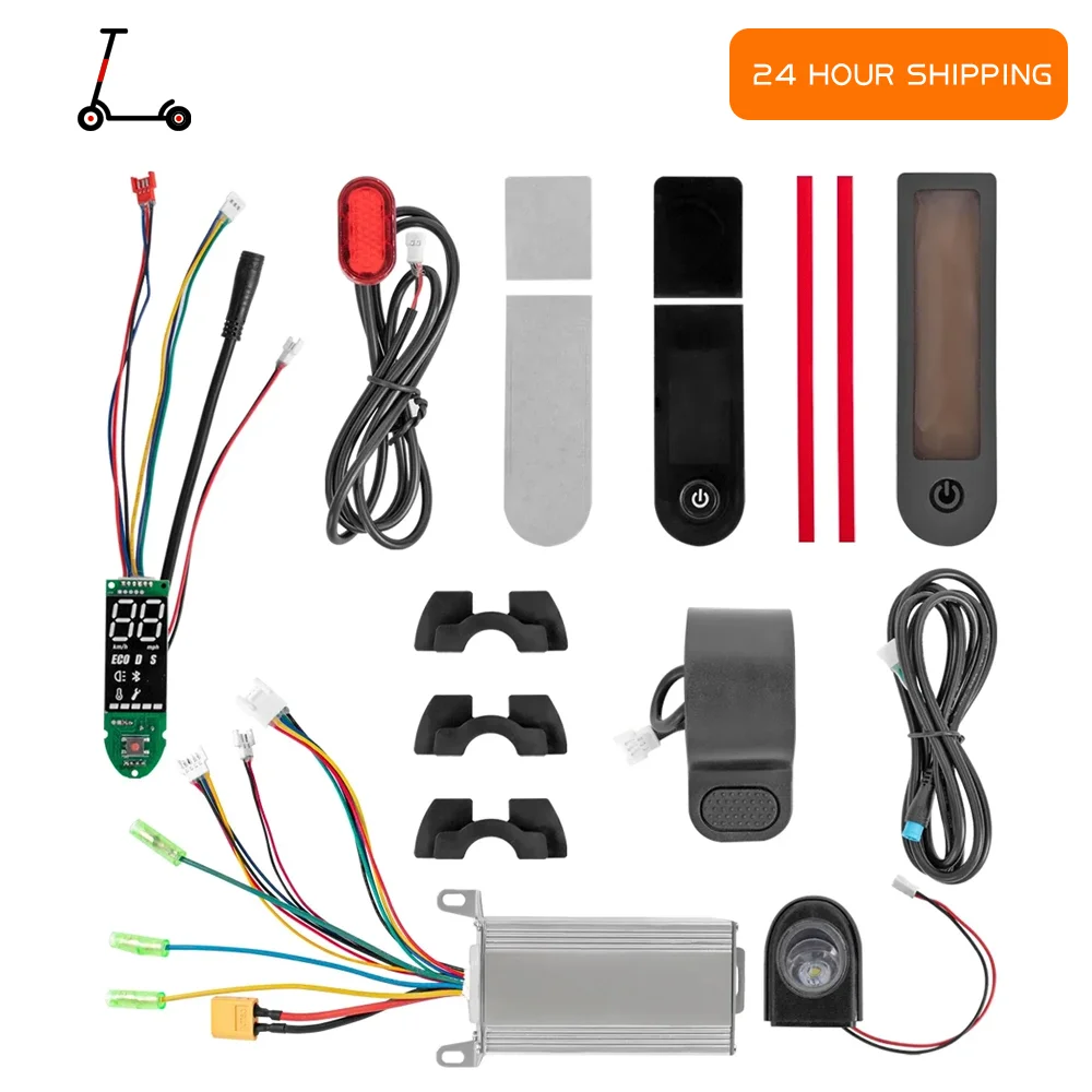 

Dashboard Accelerator Headlight Electric Scooter Accessories LED Display For Xiaom Connecting line 36V 350W Controller Board Set