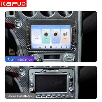 Kapud Android 14 7吋 2 Din 車用多媒體收音機立體聲系統,適用於 Alfa Romeo Spider 159 Brera Sportwagon 360 Carplay Auto Wifi GPS SWC 10 最佳銷售 阿爾法羅密歐 159 導航 - №3