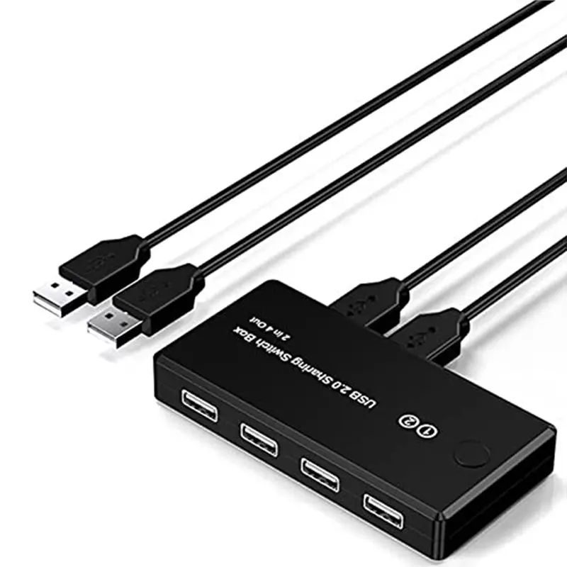 

ABFM-USB 2.0 For Keyboard Printer Compatible 3D Printer Parts& Accessories Peripheral Sharing Switch Selector 4 USB Device Suppo