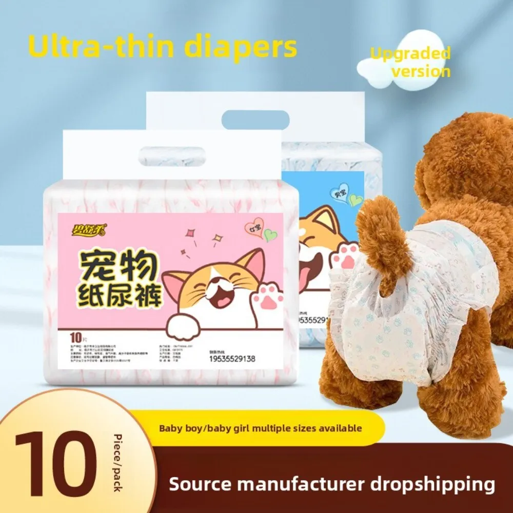 

Teddy Diapers for Female Dogs Period Protection Physiological Pants Puppy Care Supplies Reusable Cloth Diaper for Small Dogs