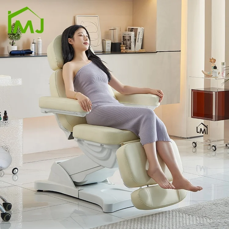 

Modern Salon Spa Facial Nursing Reclining Care Electric Massage Beauty Lash Bed