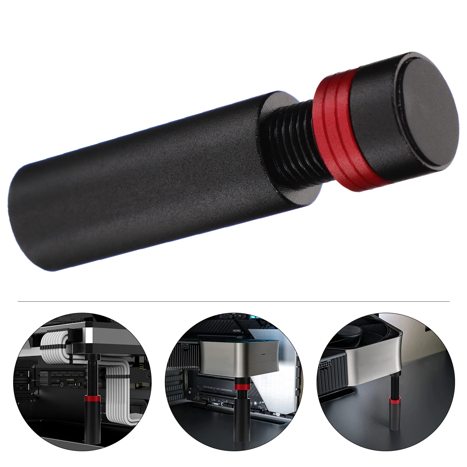 

Graphics Card Bracket Anti Sag Gpu Vertical Mounting Kit Support Stand Short Rubber Brackets for Braces