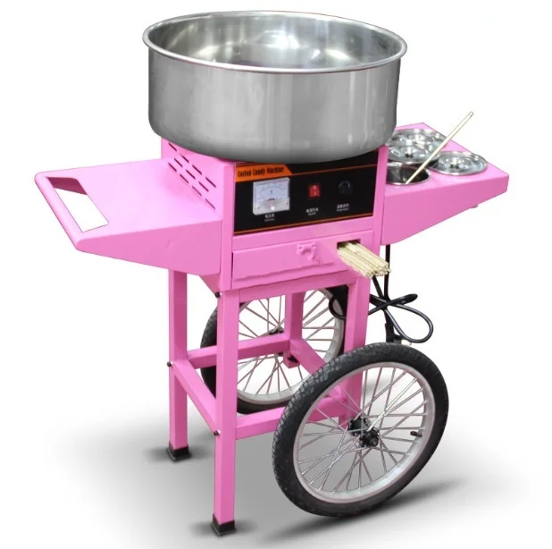 Latest Model Hot Sale Fully Automatic Cotton Candy Machine, High Capacity Sweet Floss Sugar Cotton Candy Maker