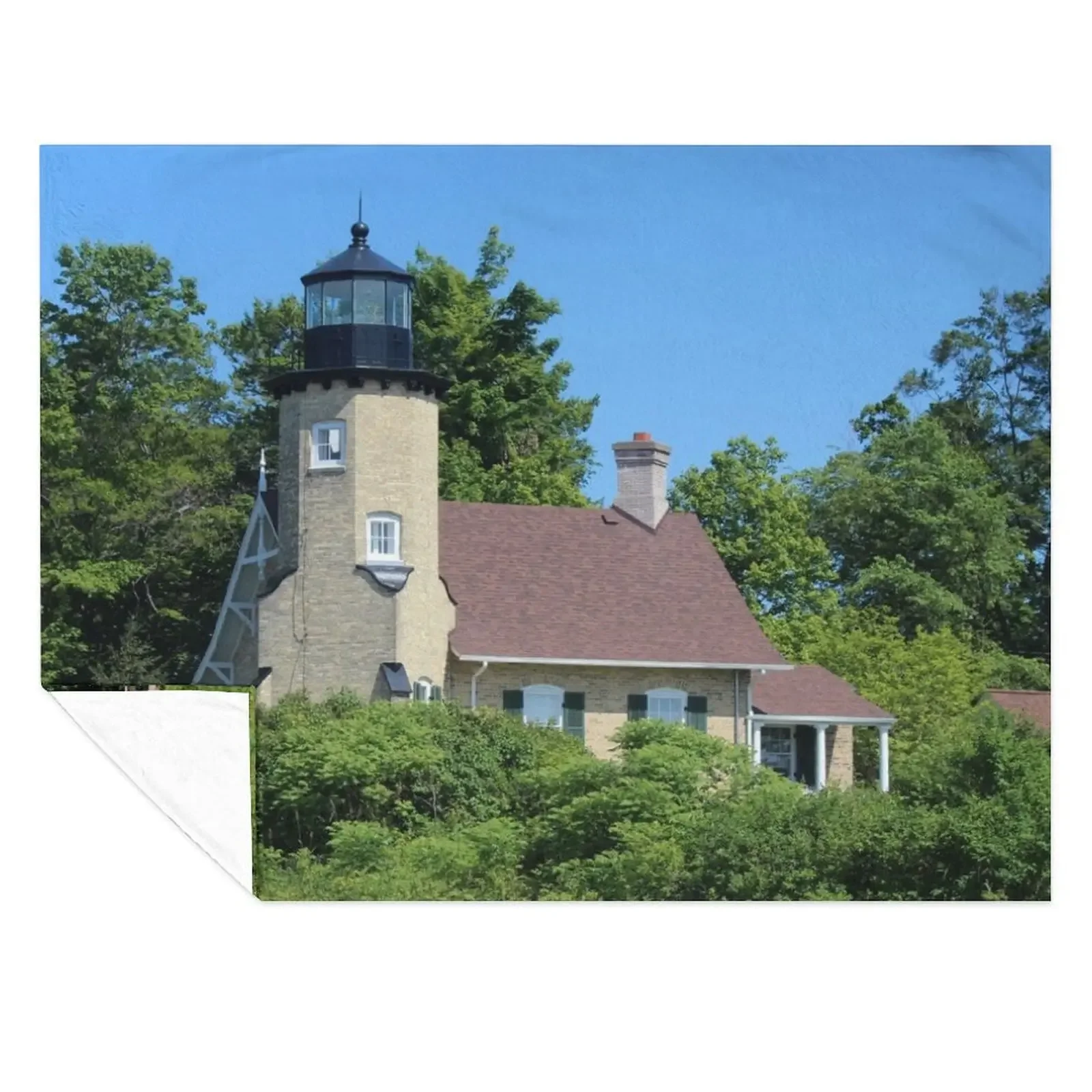 

White River Light Station Throw Blanket Large heavy to sleep Blankets Sofas Of Decoration Soft Beds Blankets