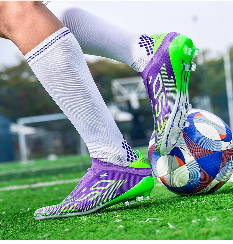 Neue Herren-Fußballschuhe Rutschfeste Sneakers Trainingsschuhe Bestseller Fußballstiefel Leichte Hochwertige Rasenplatzschuhe Mittelhohe Outdoor-Schuhe – Detail 38