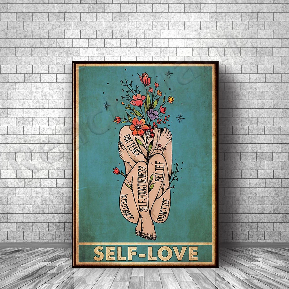 Self Love Poster, Self Love Art, Self Care Awareness, Mental Health Poster, Feeling Wheel, Therapy Counseling Poster